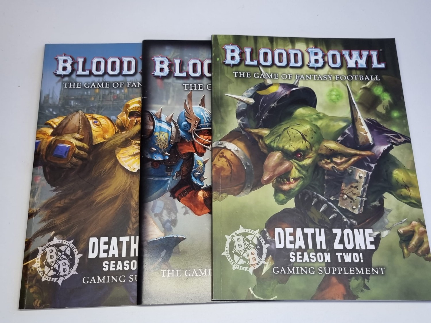 Blood bowl starter 1 team cały i 1/3 + karty + plansza