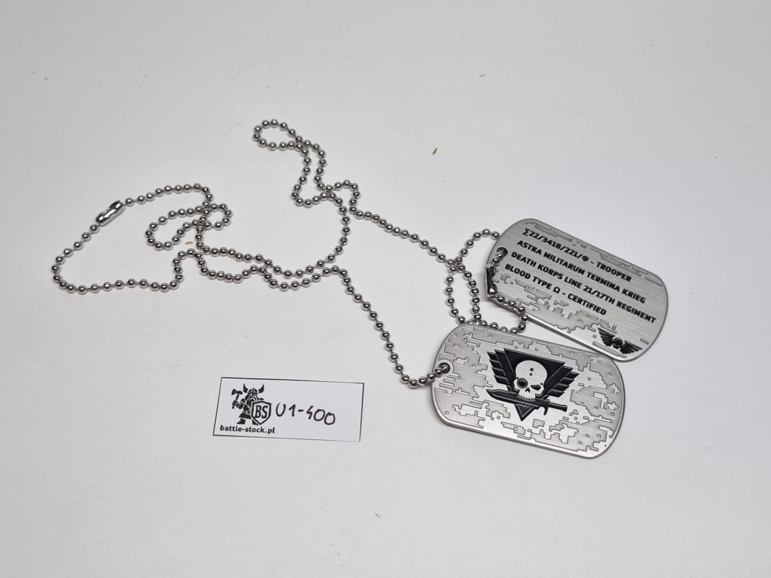 40k IG death korps of krieg dog tag / nieśmiertelnik