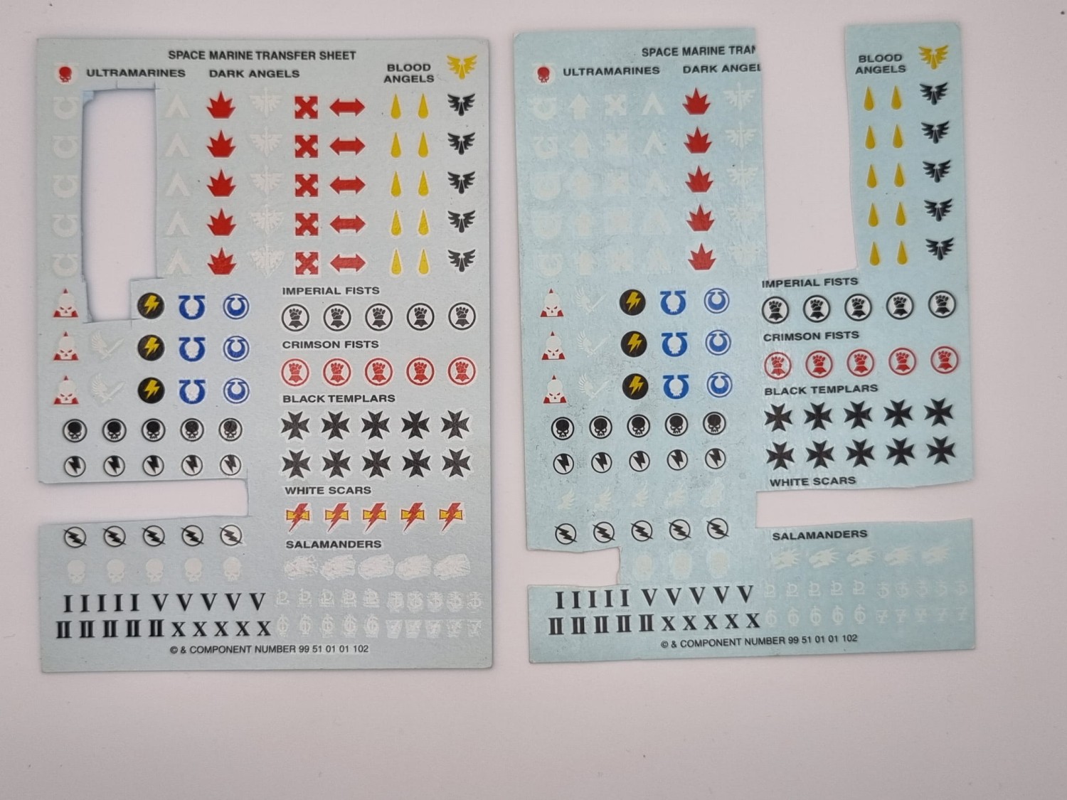 Space marine transfer 10x (częśćiowo wycięte)