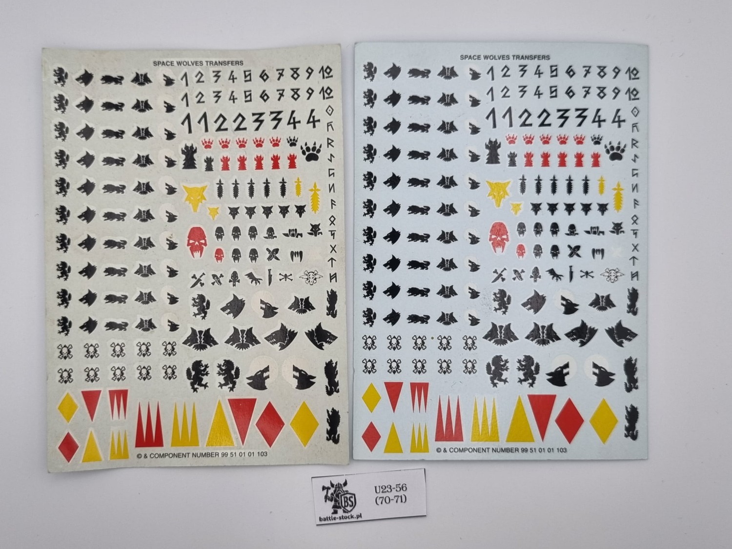 Space wolves transfers 2x