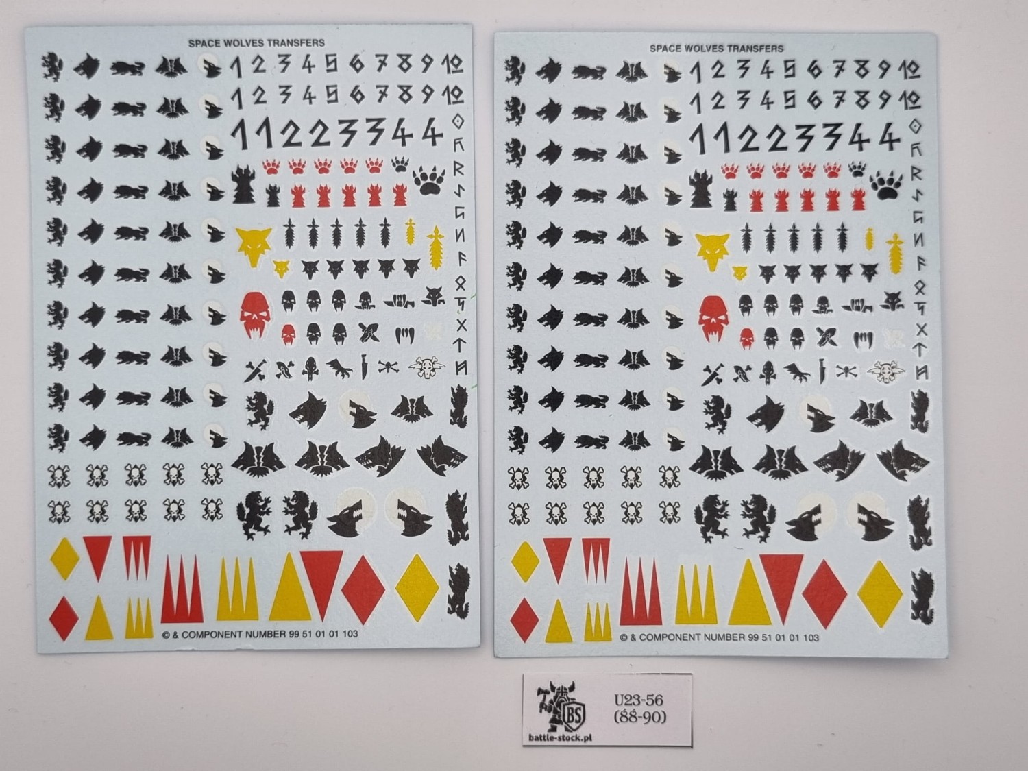 Space wolves transfers 2x