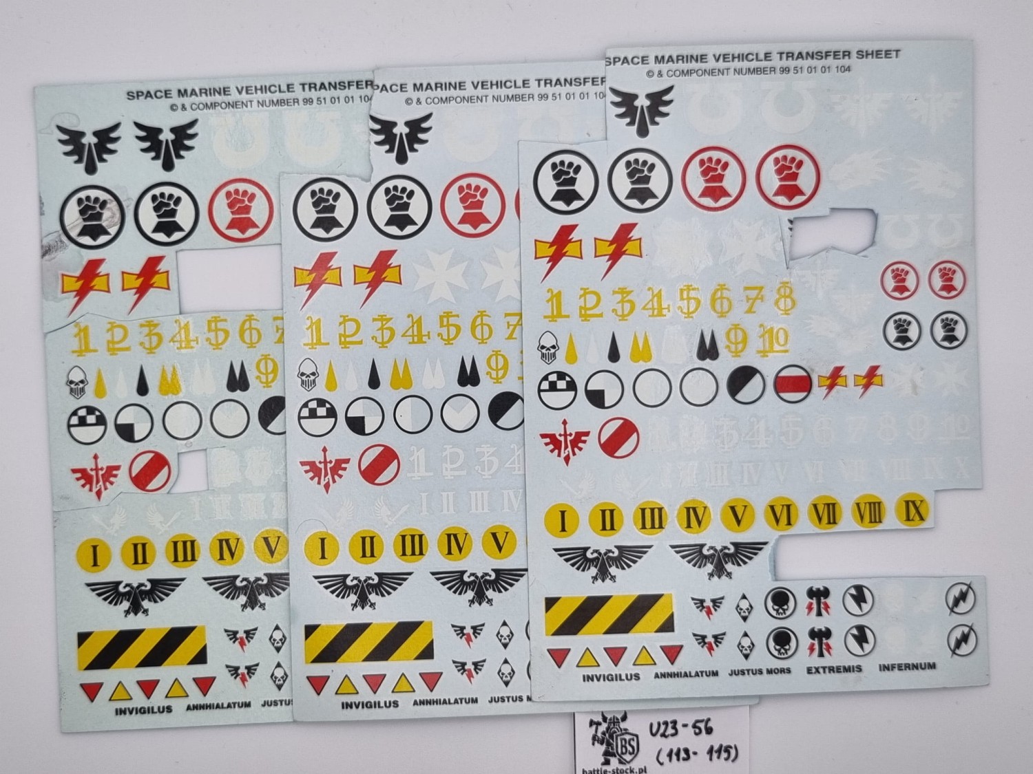 Space marine vehicle transfer 3x (częściowo wycięte)
