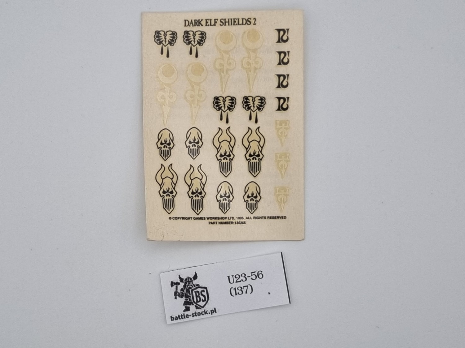 Dark elf shields transfer