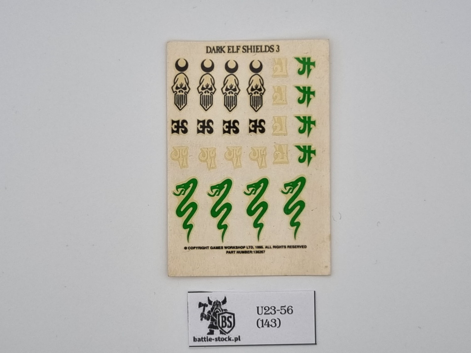Dark elf shields transfer
