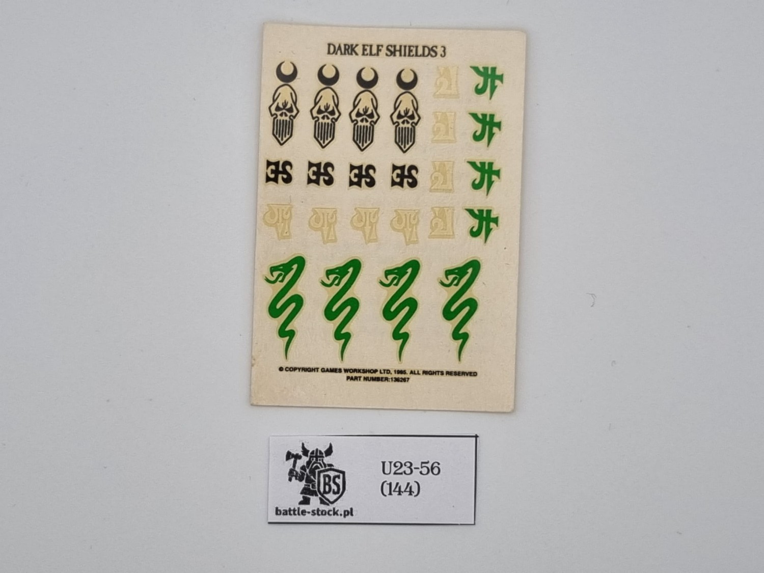 Dark elf shields transfer