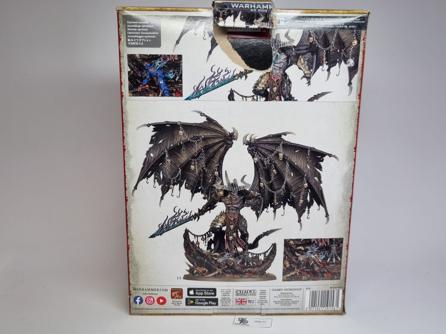 40k Be'lakor (wypraski w czarnym podkładzie)