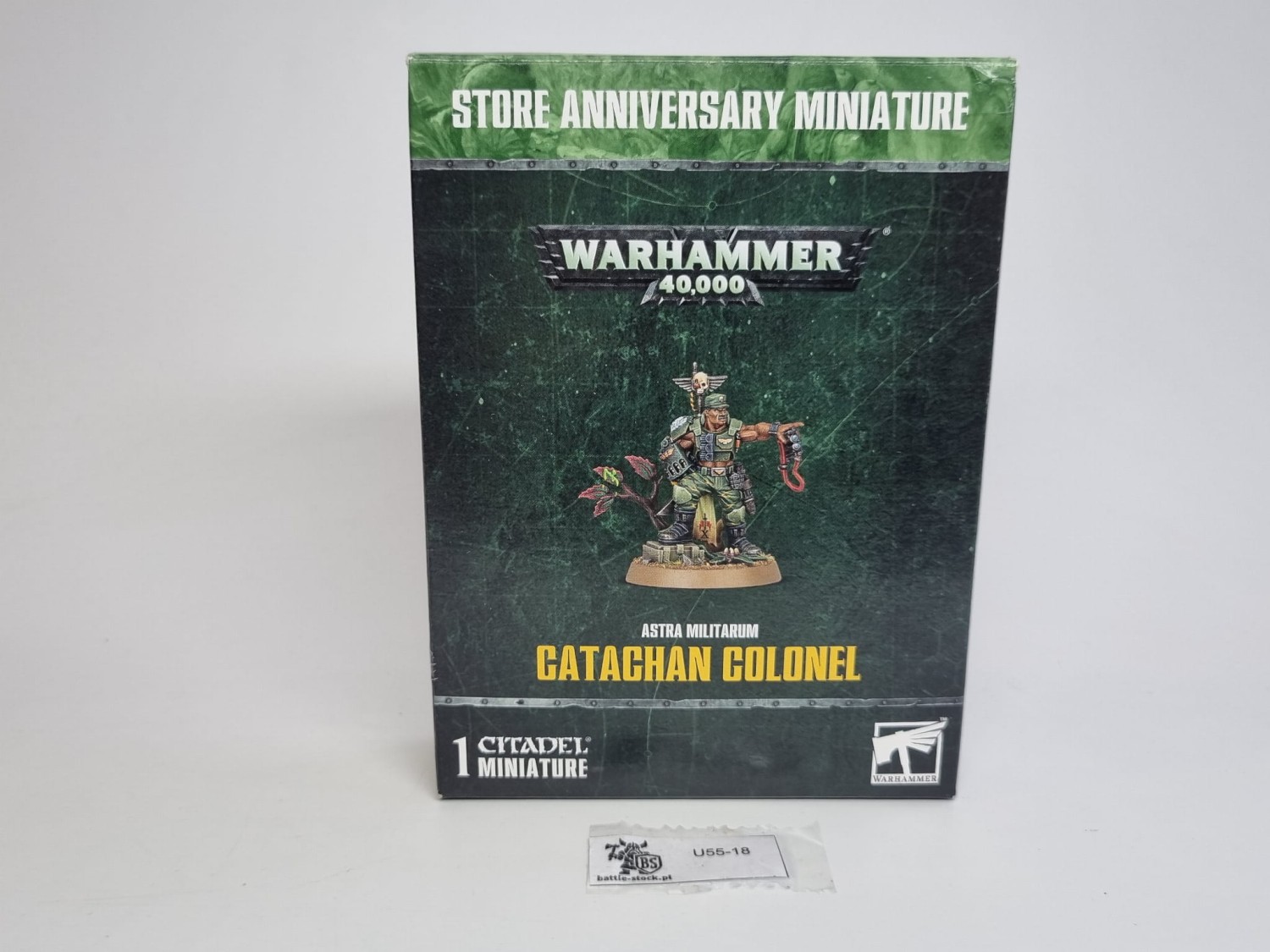 40k catahan colonel (wypraska w czarnym podkładzie)