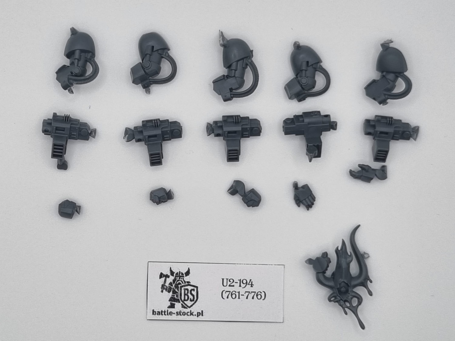 Bitsy Grey knights rączki + boltery + dłonie