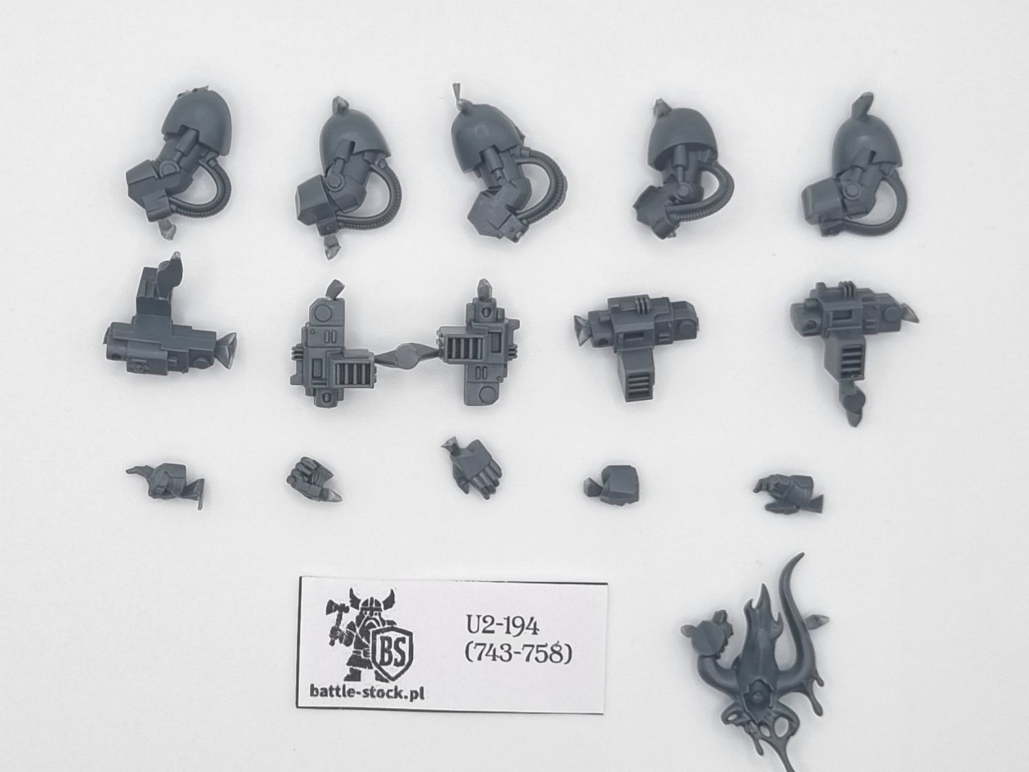 Bitsy Grey knights rączki + boltery + dłonie