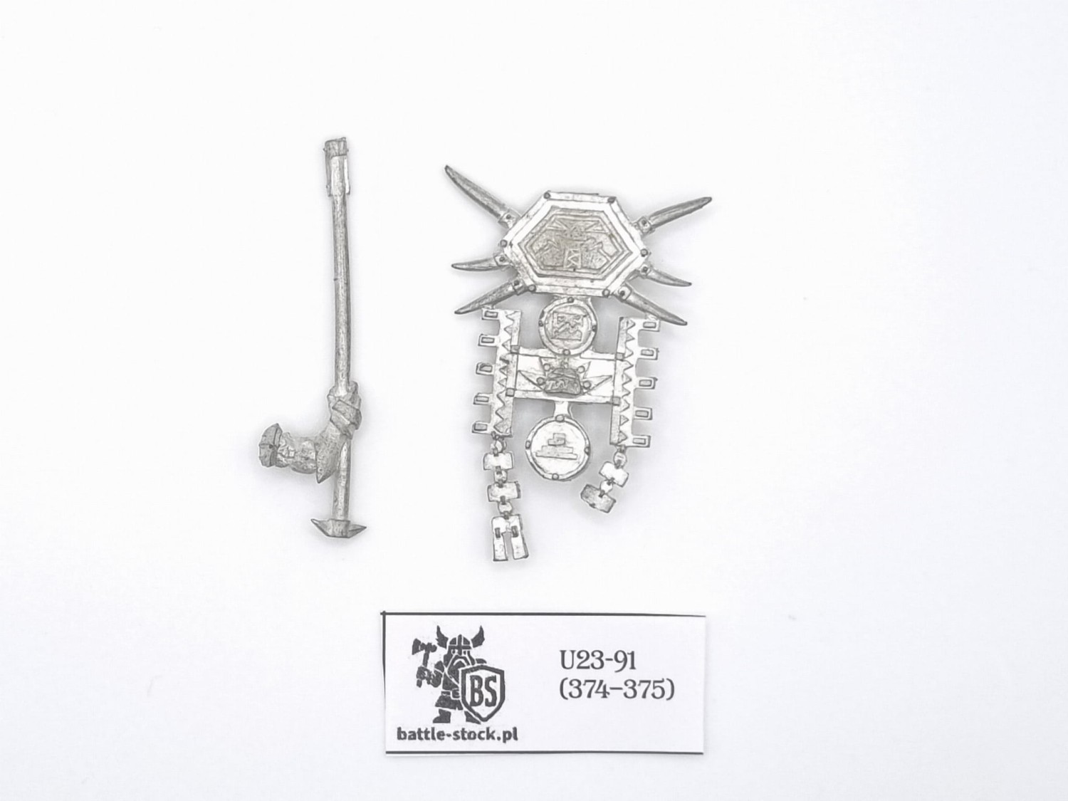 bits metal uszkodzony limitowany sztandar lizardmen