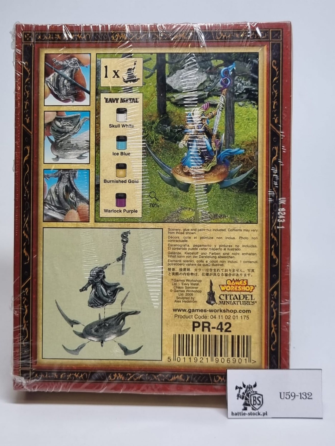 WFB special edition sorcerer on disc (10th anniverssary of GW in Germany)