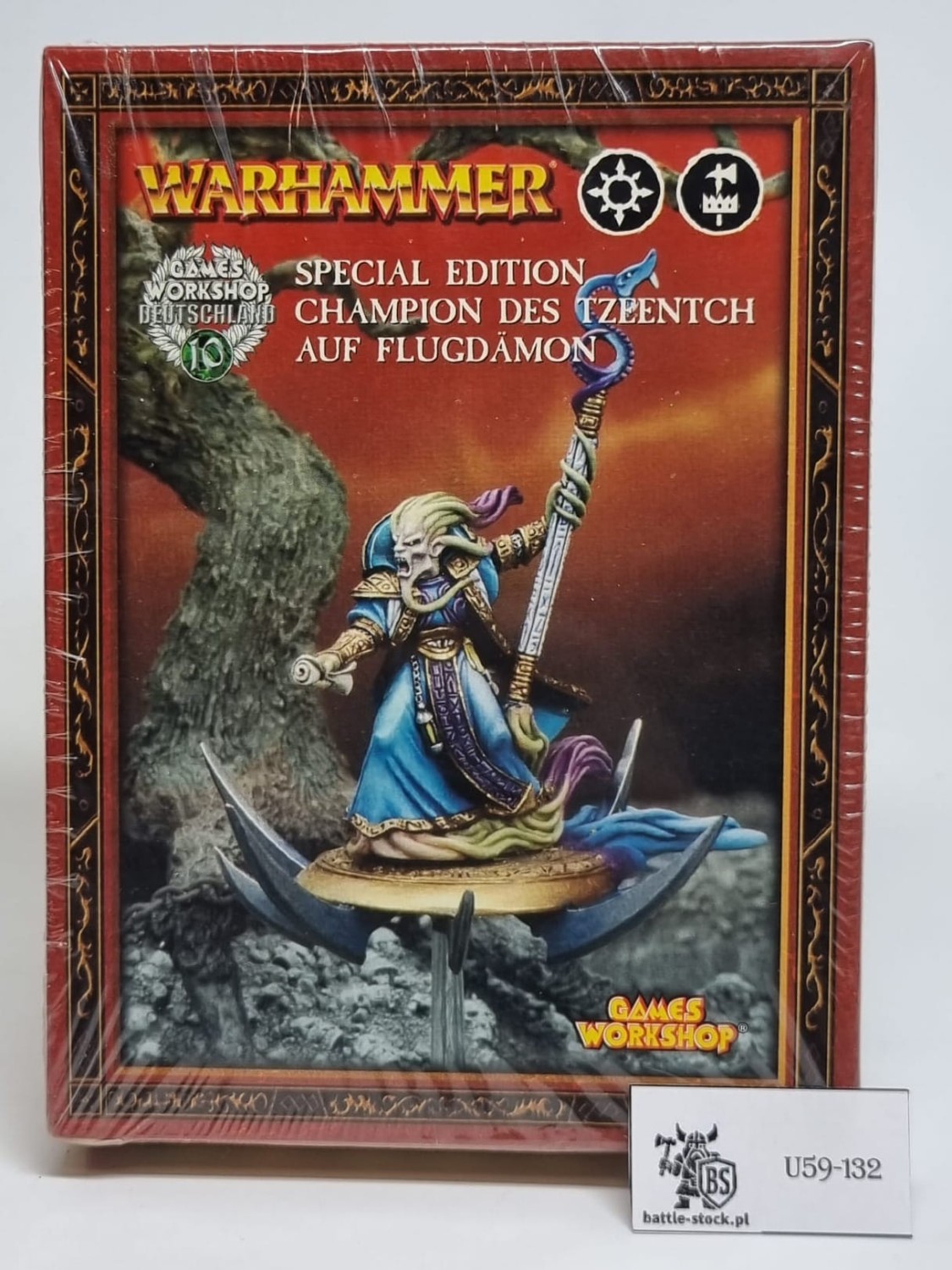 WFB special edition sorcerer on disc (10th anniverssary of GW in Germany)