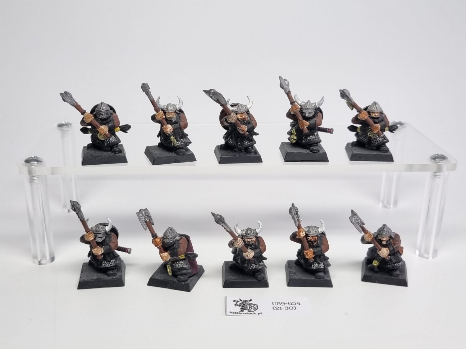 WFB dwarfs warriors multipart two-handed