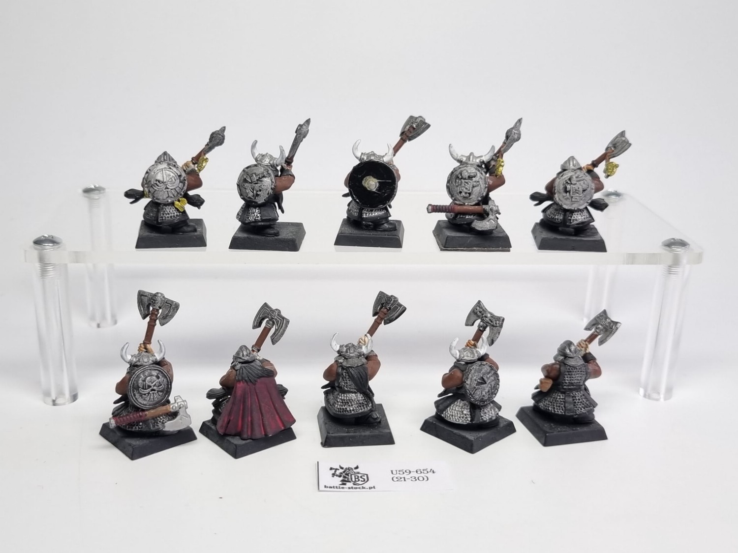 WFB dwarfs warriors multipart two-handed