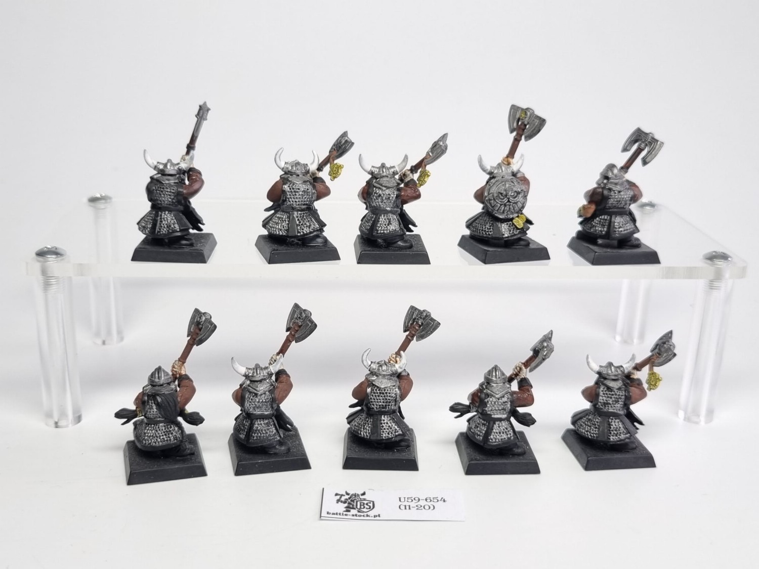 WFB dwarfs warriors multipart two-handed