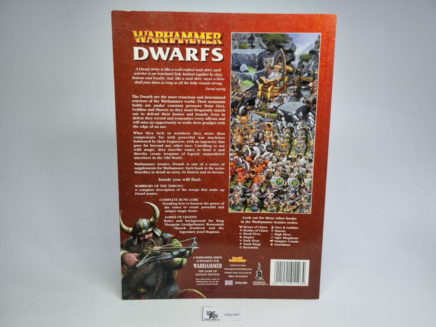 WFB dwarfs Army book ANG