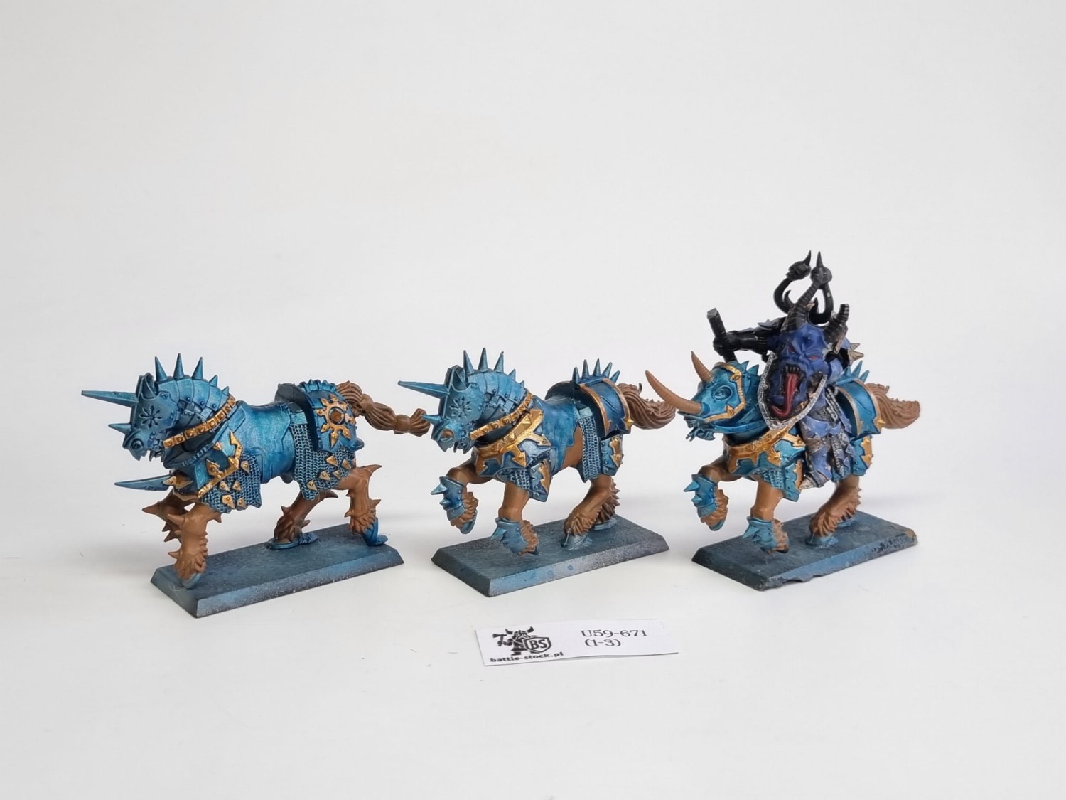 WFB chaos knights lekkie uszkodzenia / konie luz