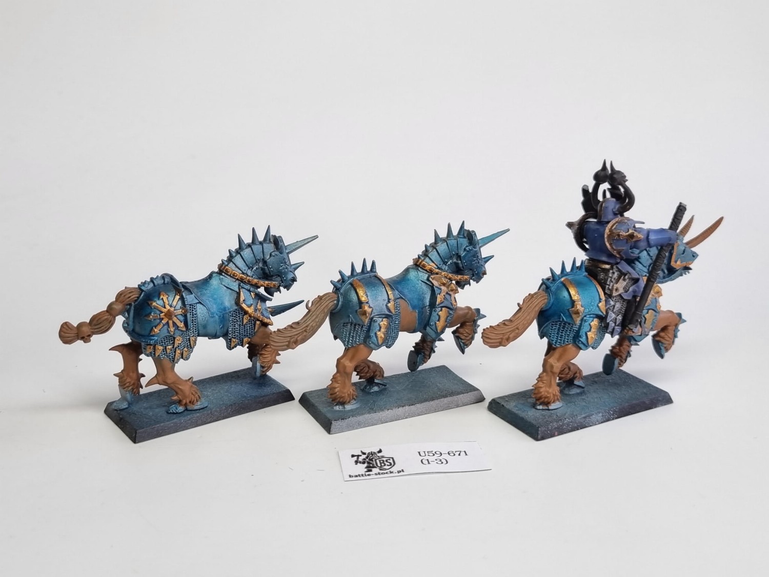 WFB chaos knights lekkie uszkodzenia / konie luz