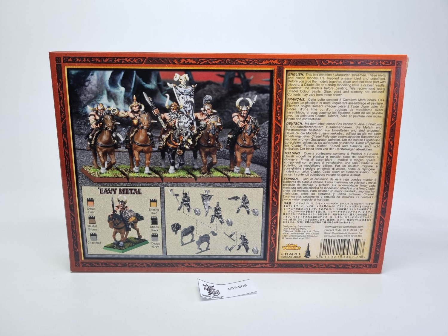 WFB chaos mrauders horseman box