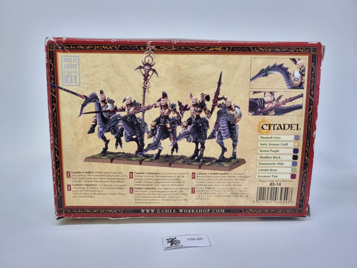 WFB chaos box hellstriders of slanesh