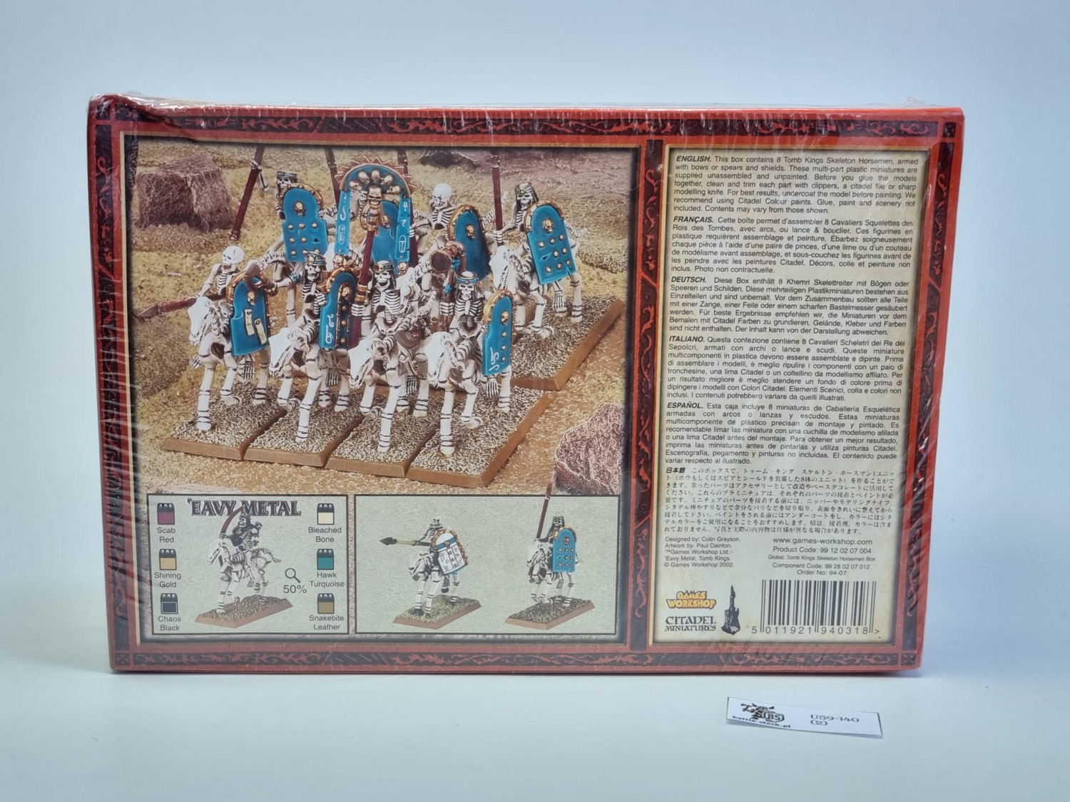 WFB tomb kings skeletons horseman