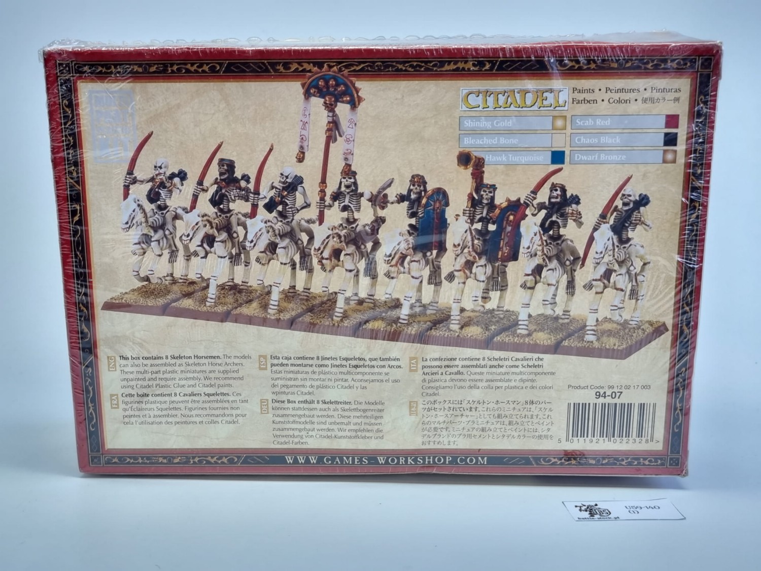 WFB tomb kings skeletons horseman