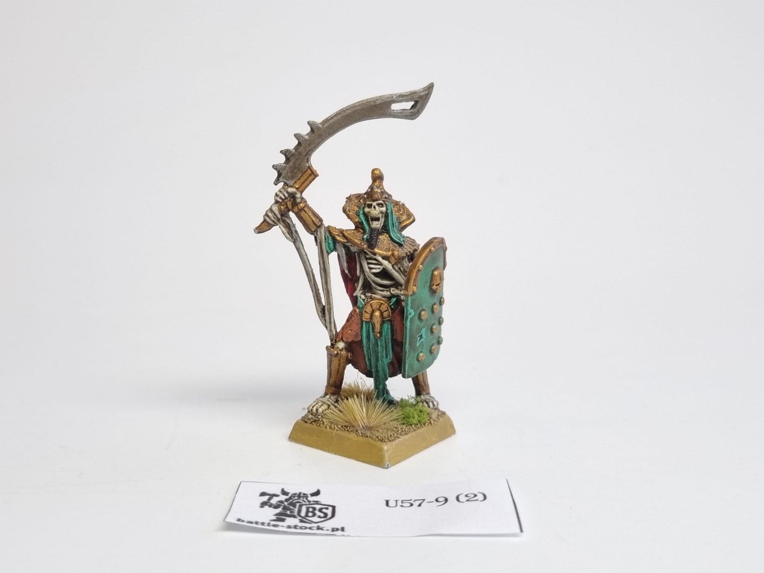 WFB Tomb King metal (tarcza plastik)