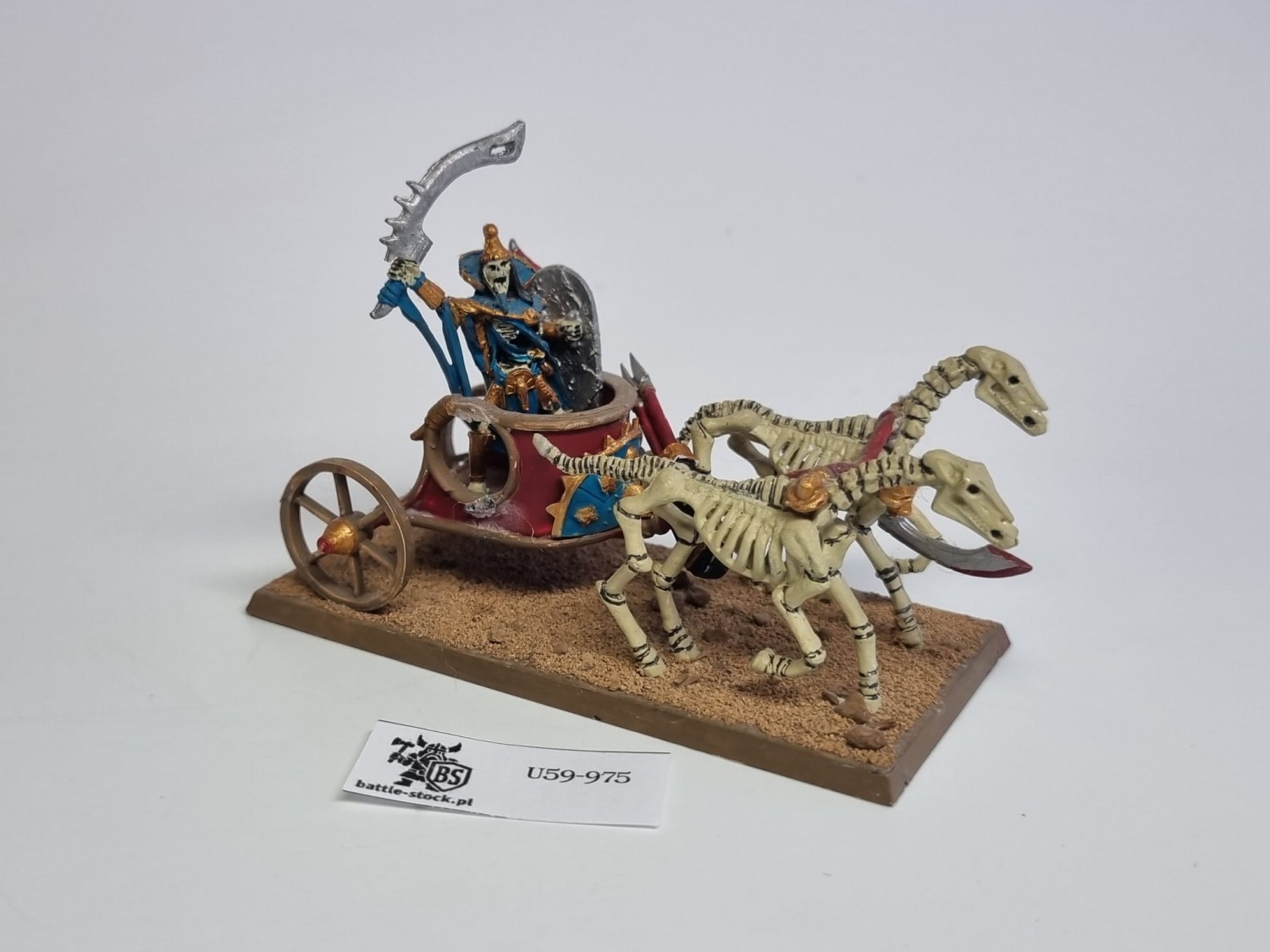 tomb king na chariocie