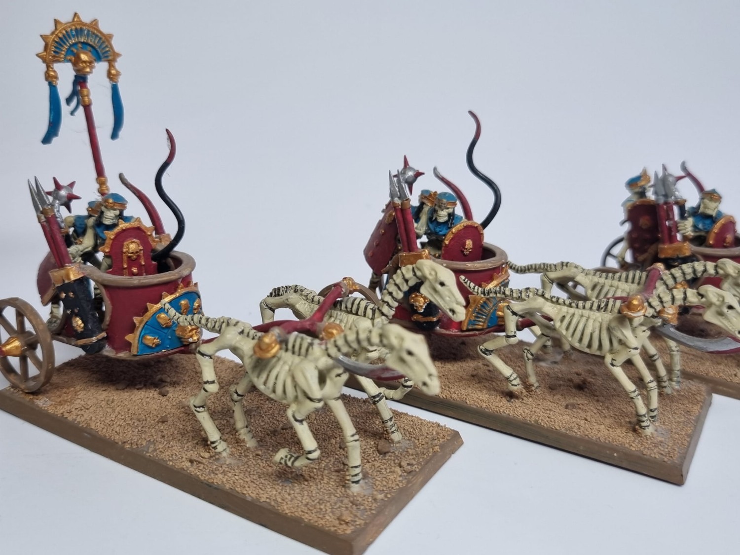 tomb kings chariot uszkodzone
