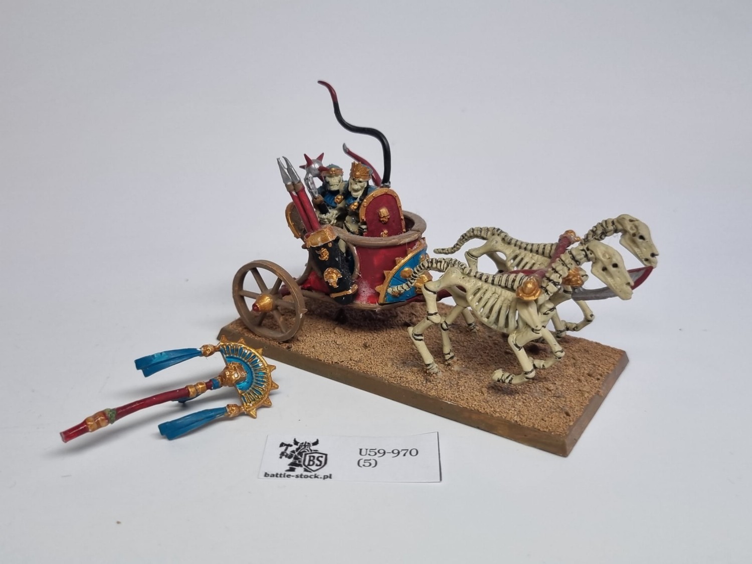 tomb kings chariot uszkodzony