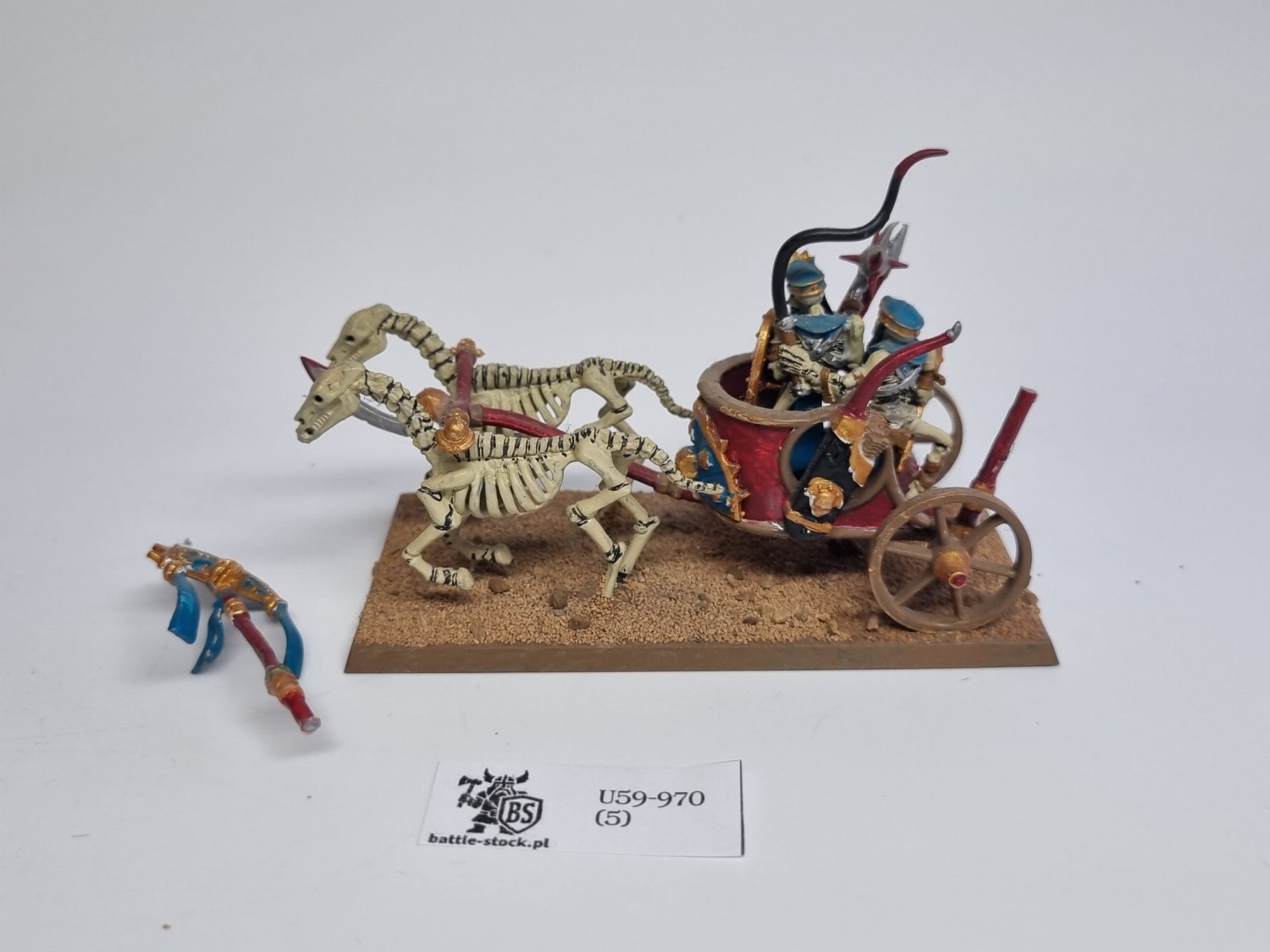 tomb kings chariot uszkodzony