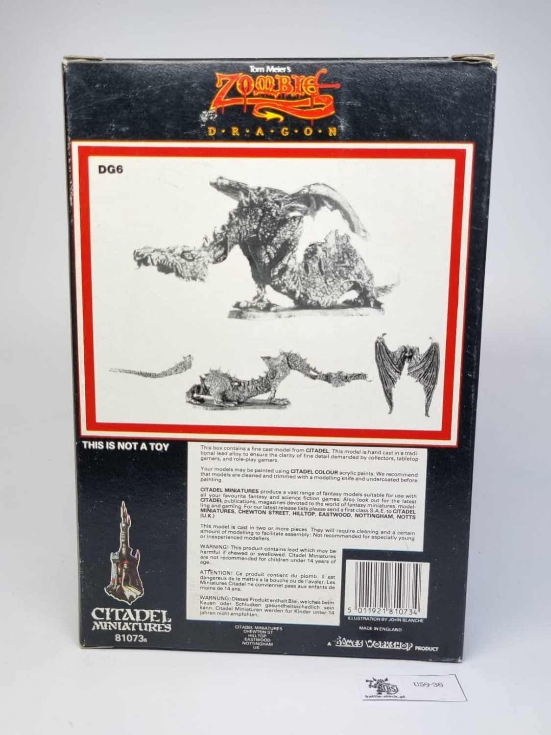 WFB DG6 zombie dragon