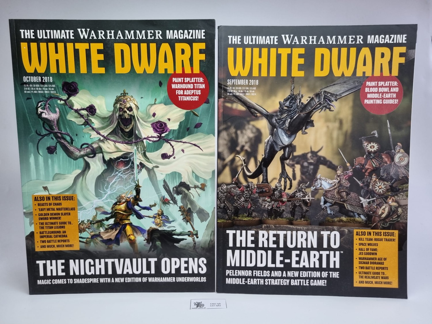 Zestaw magazynów white dwarf 2018r
