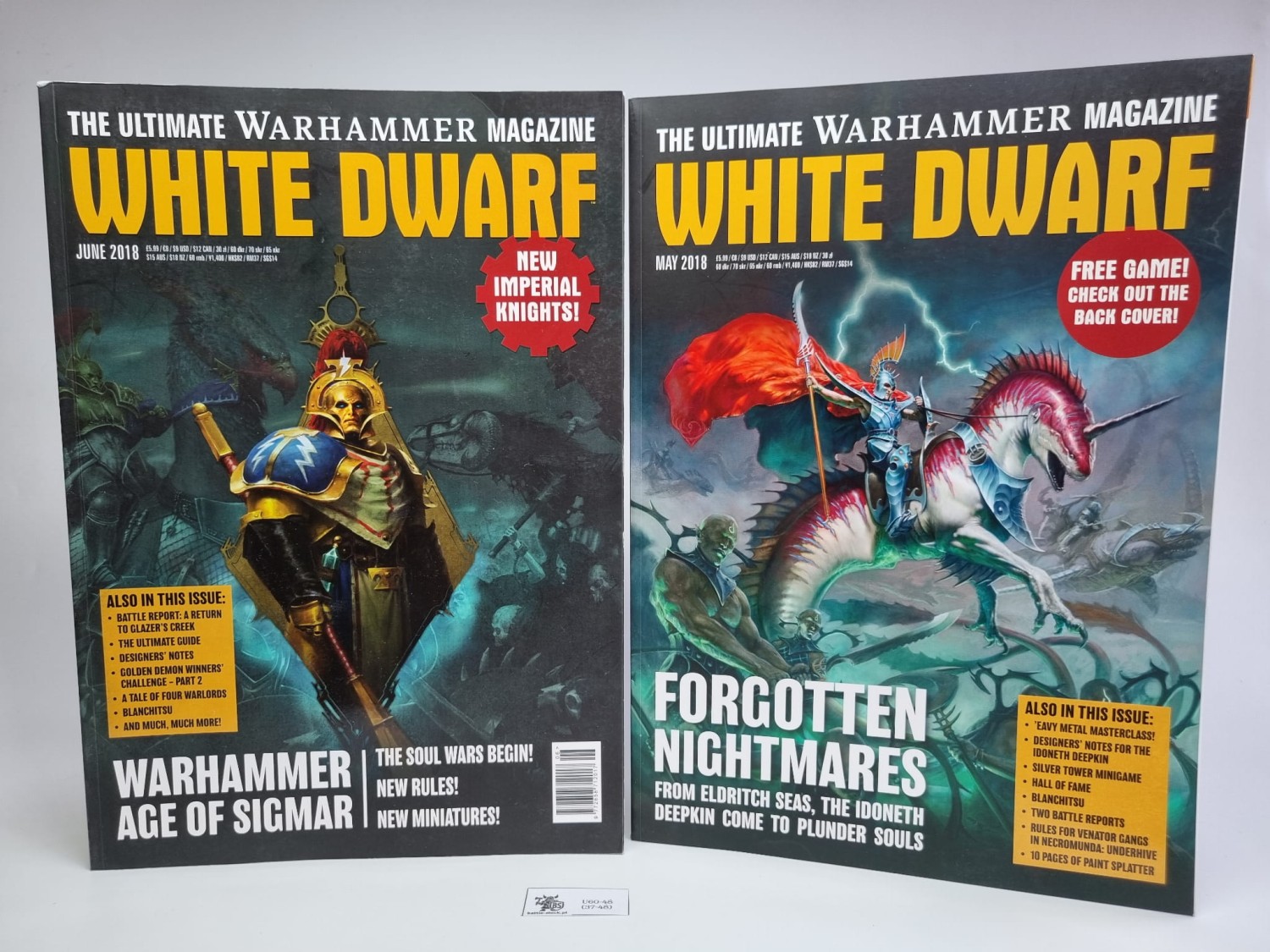Zestaw magazynów white dwarf 2018r