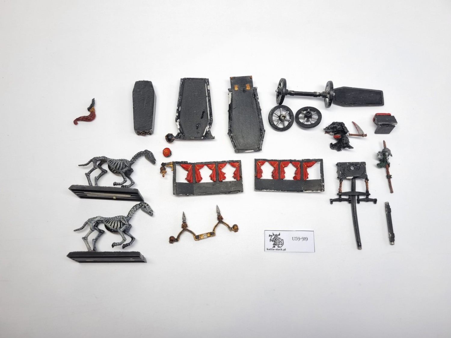 WFB black coach bez jednej czupryny konia