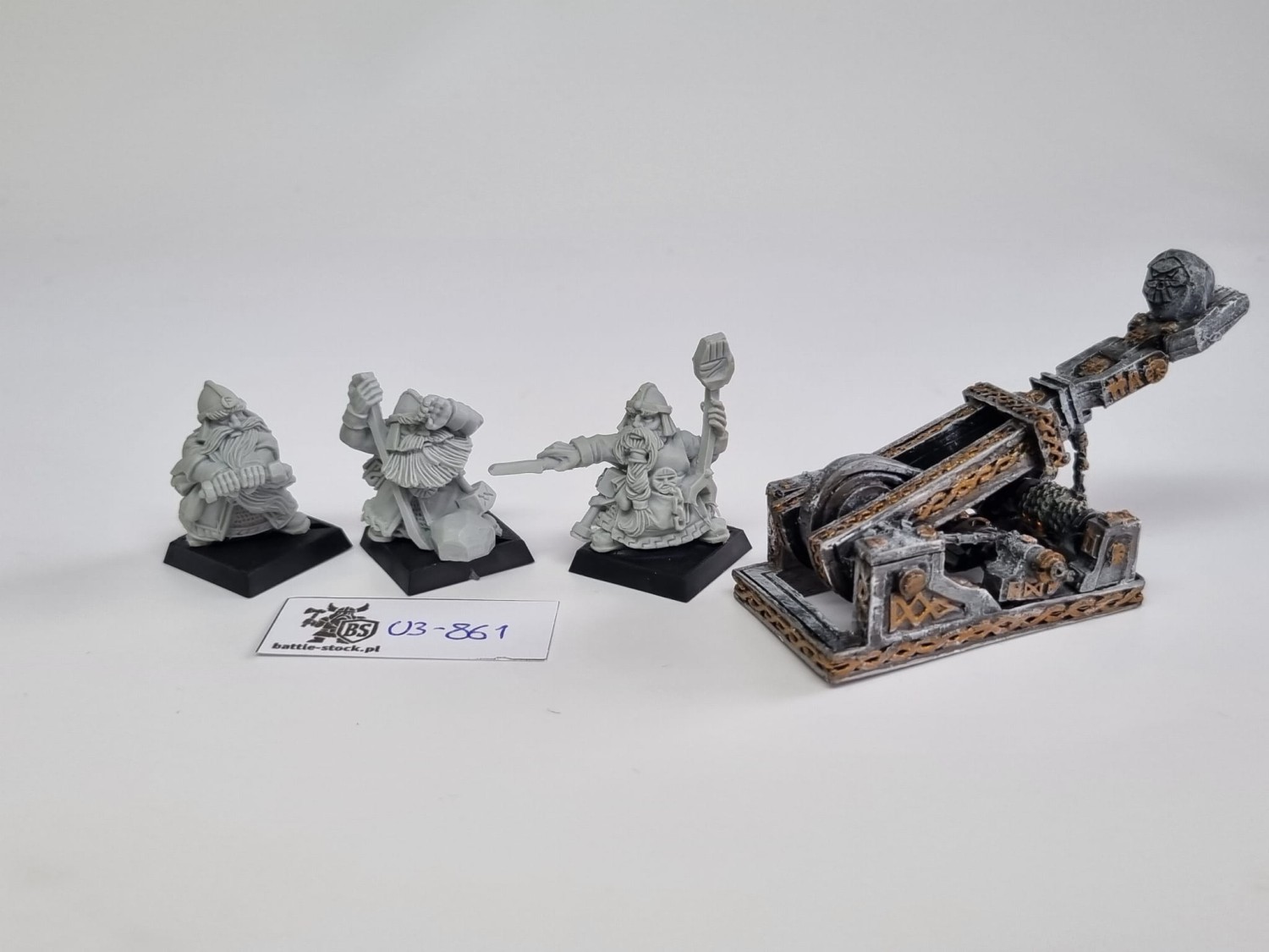 WFB Dwarfs Katapulta finecast