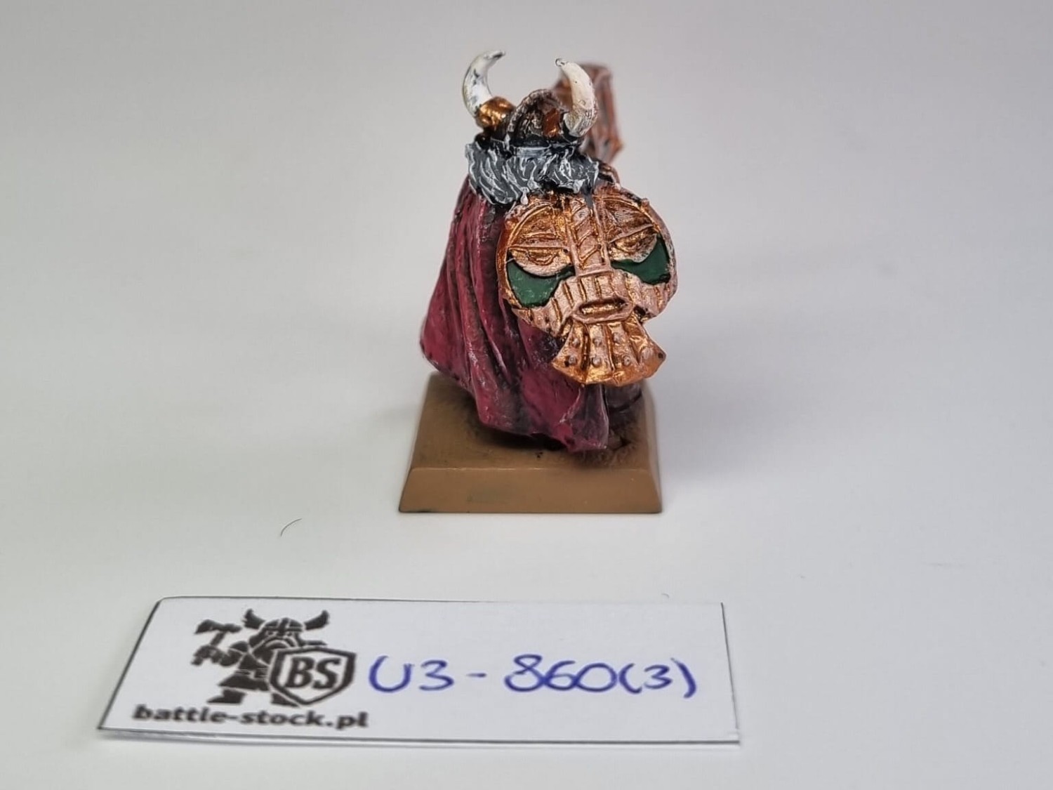 WFB Dwarfs Lord with shield and hammer finecast