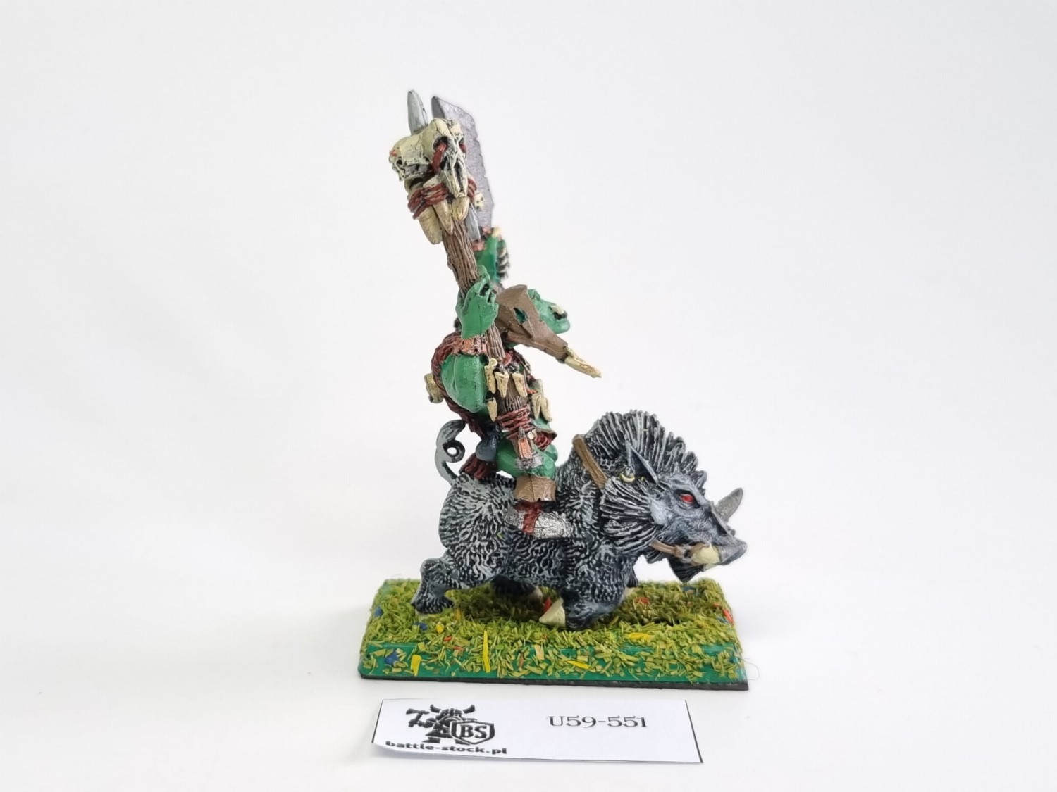 WFB orc shaman on boar