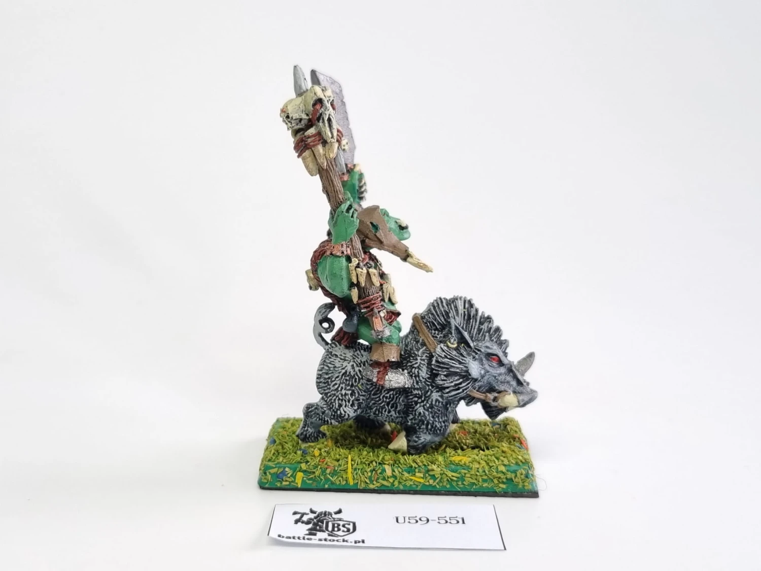 WFB orc shaman on boar