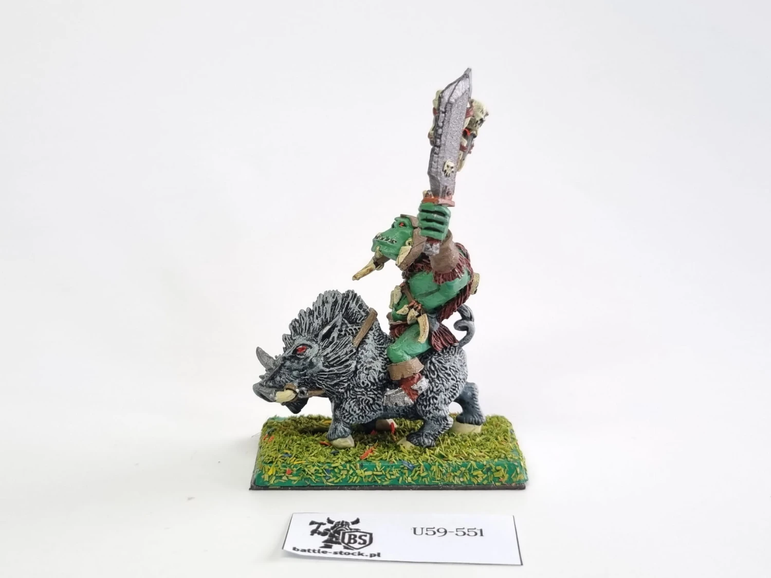 WFB orc shaman on boar
