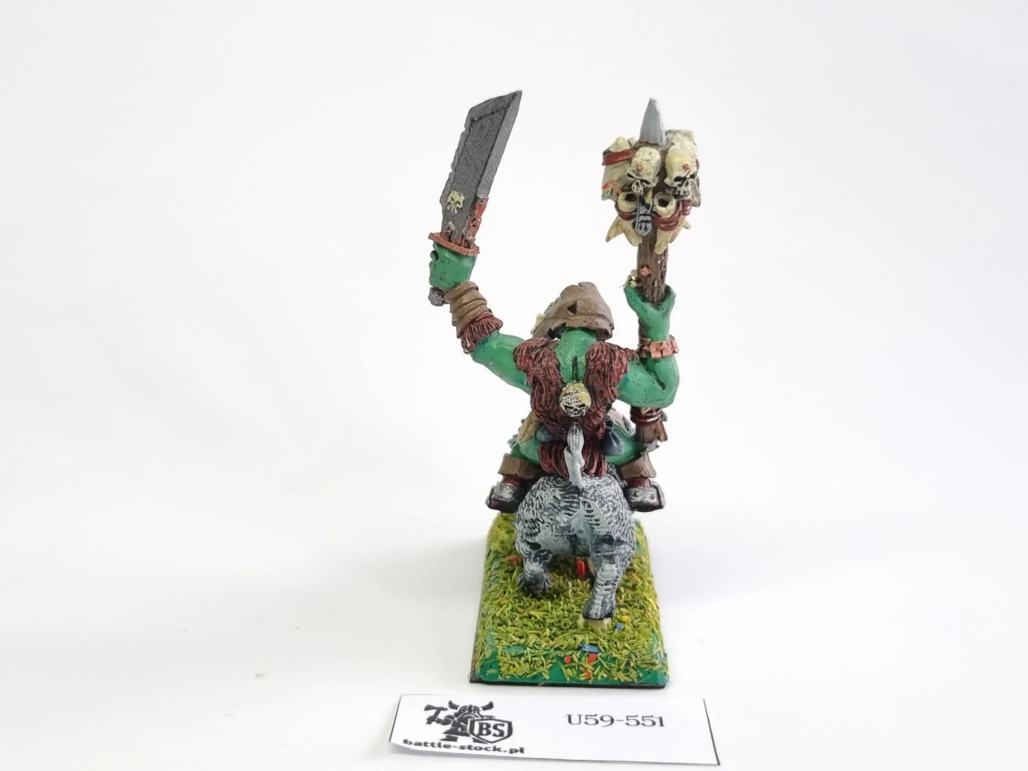WFB orc shaman on boar