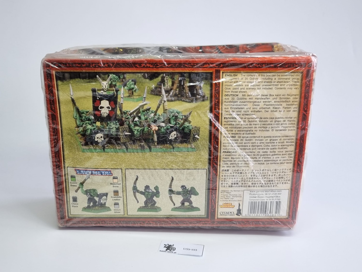 WFB box goblin regiment