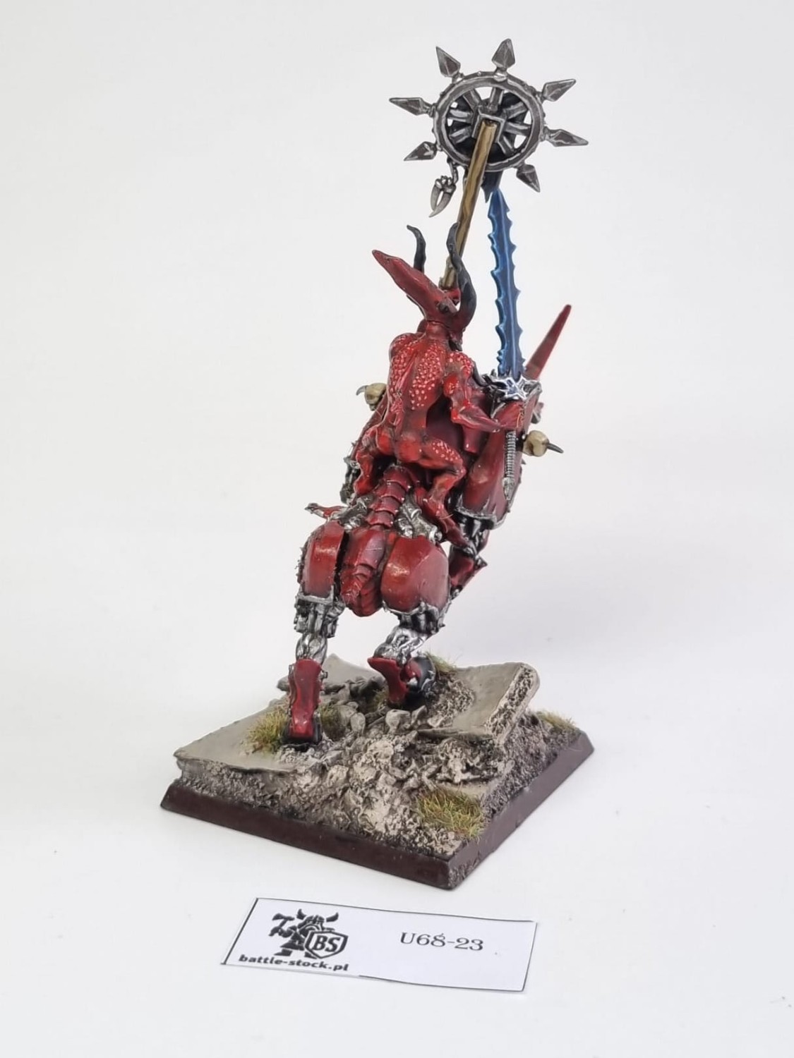 WFB Heral khorna bsb (konwersja) – juggernaut metalowy (