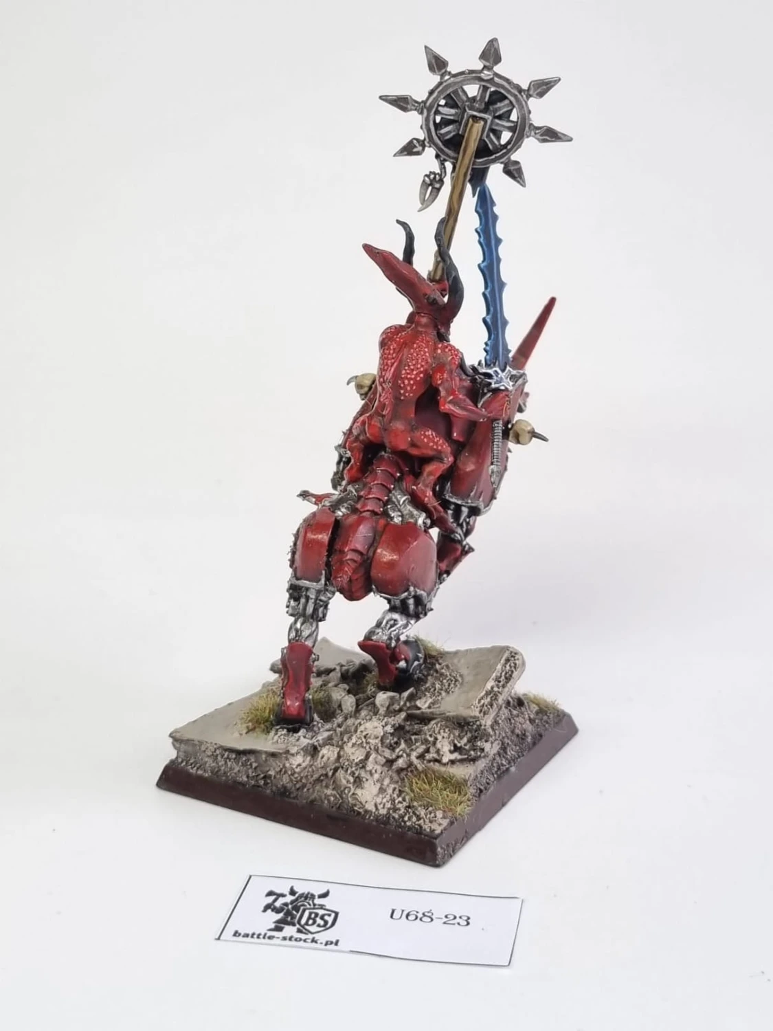 WFB Heral khorna bsb (konwersja) – juggernaut metalowy (