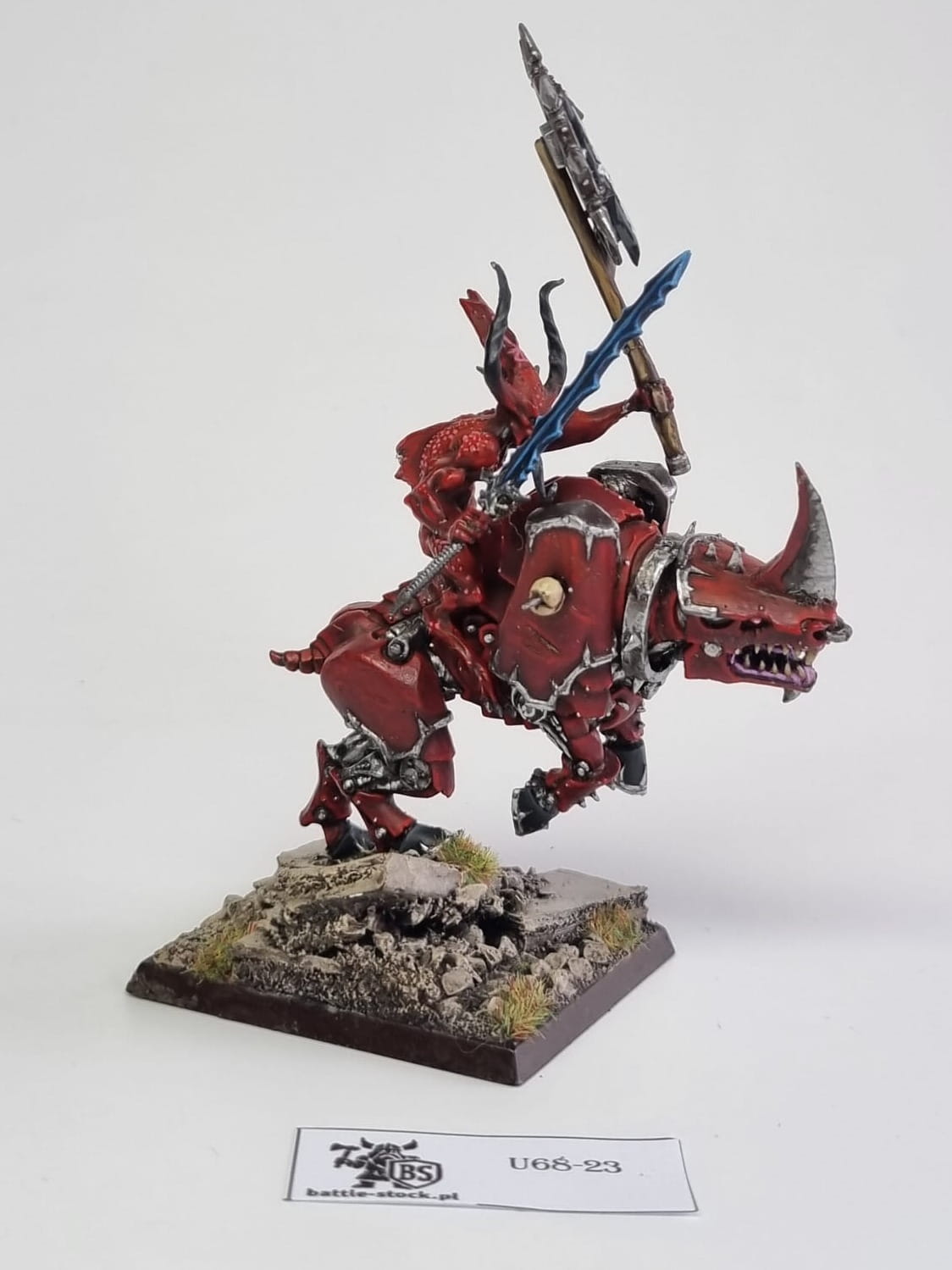WFB Heral khorna bsb (konwersja) – juggernaut metalowy (