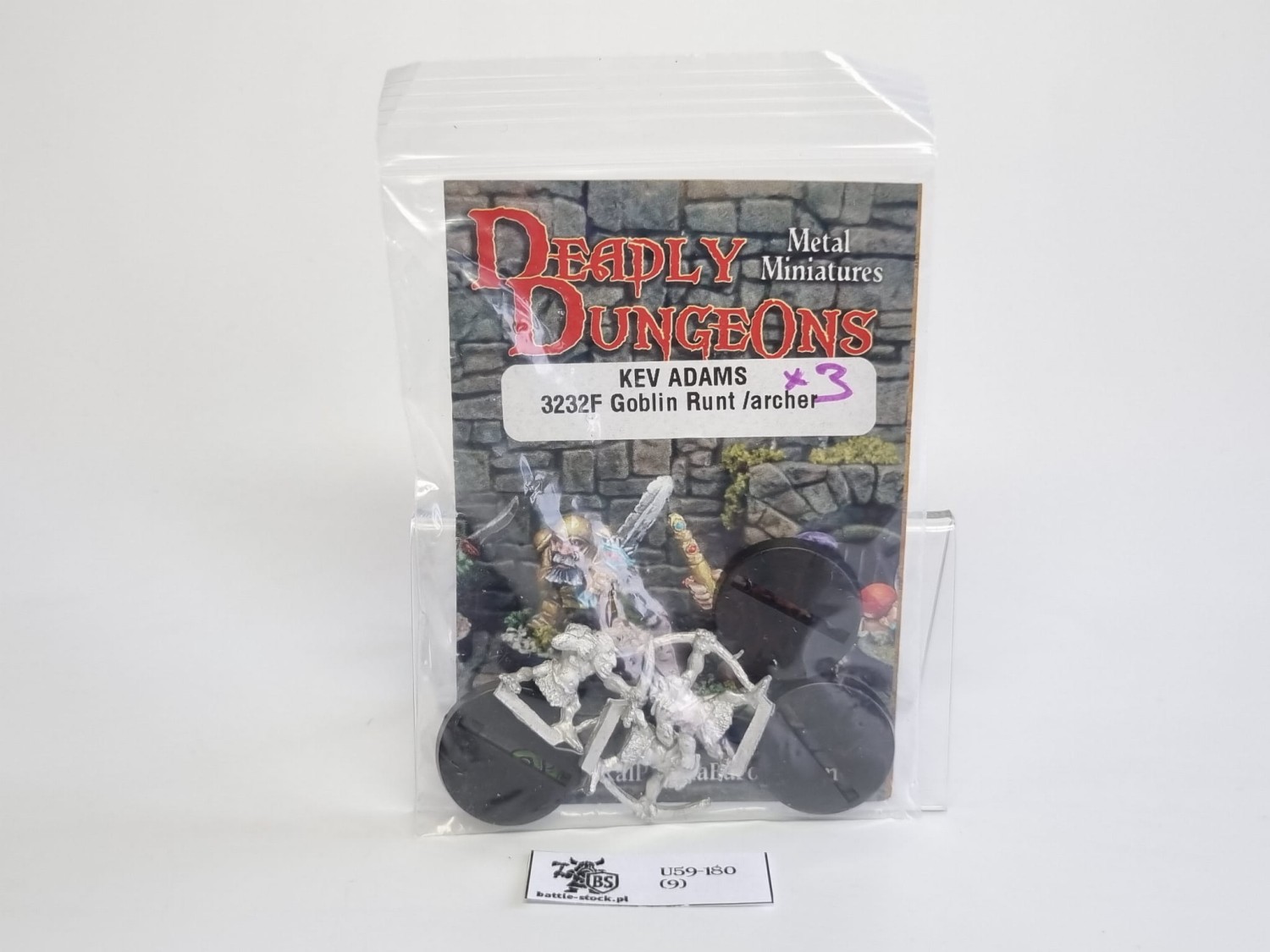 deadly dungeons kev adams goblins zestaw (worek strunowy)