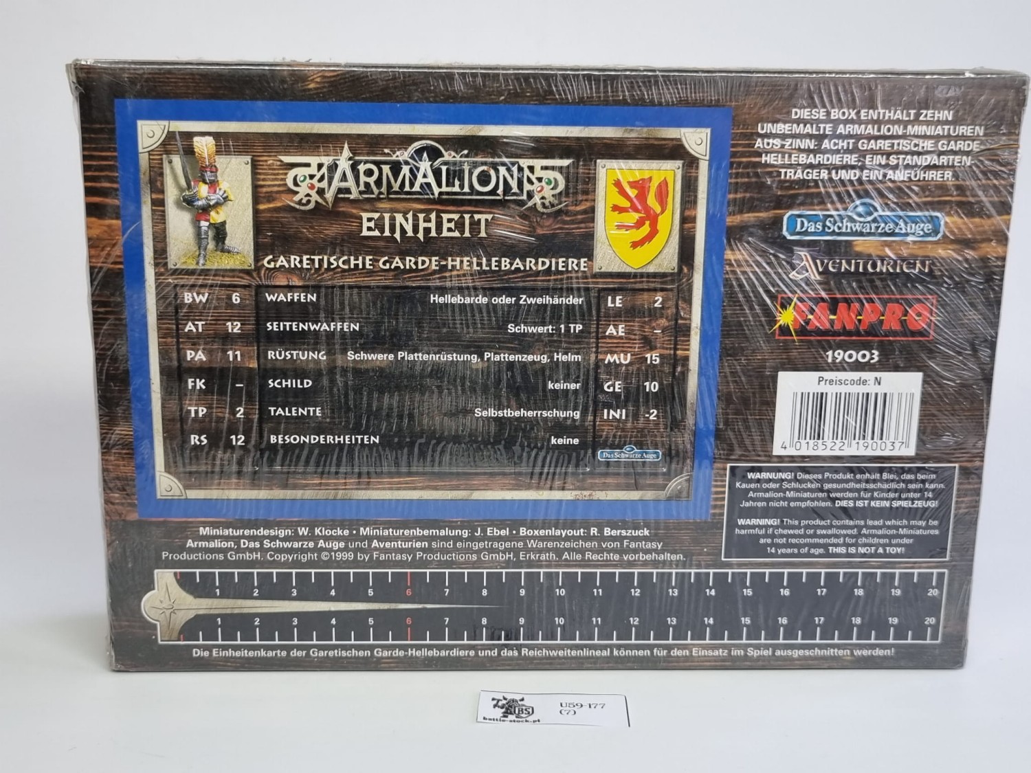 armalion garetische garde-hellebardiere