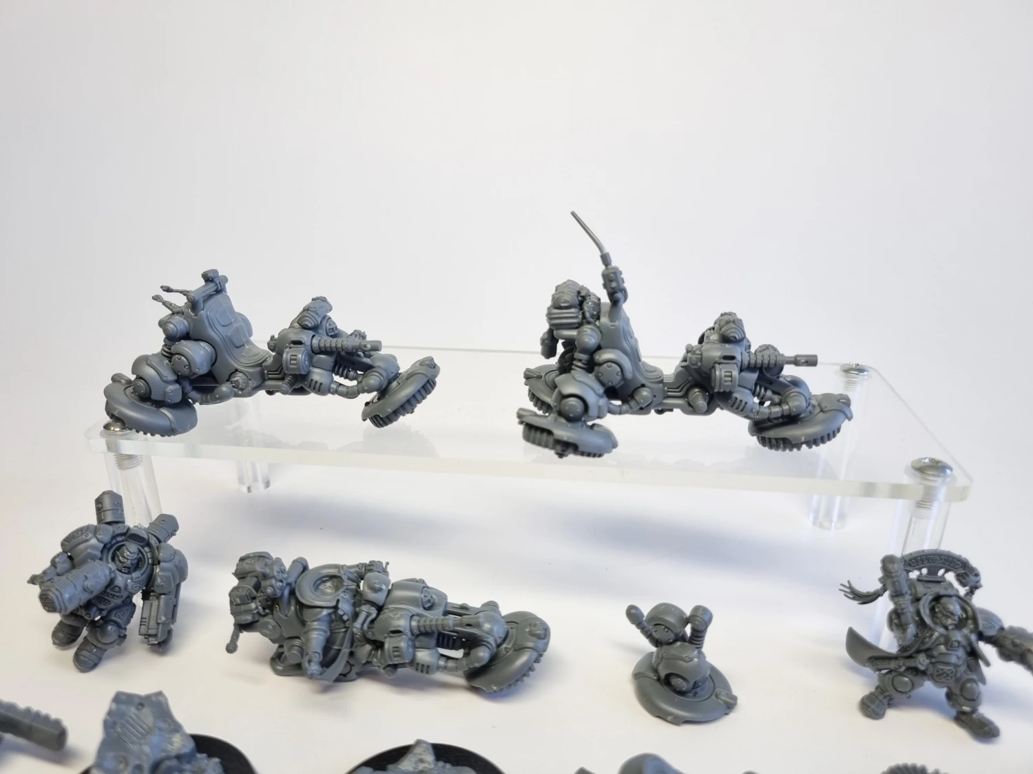 40k box leagues of votan armyset (brak skiążki, część modeli złożona)