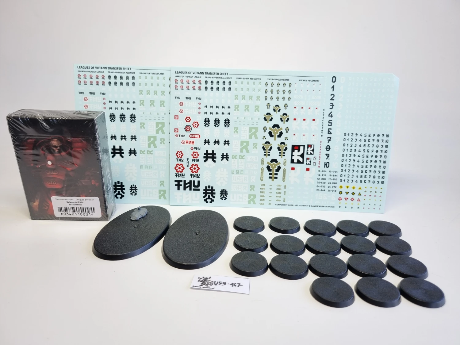 40k box leagues of votan armyset (brak skiążki, część modeli złożona)