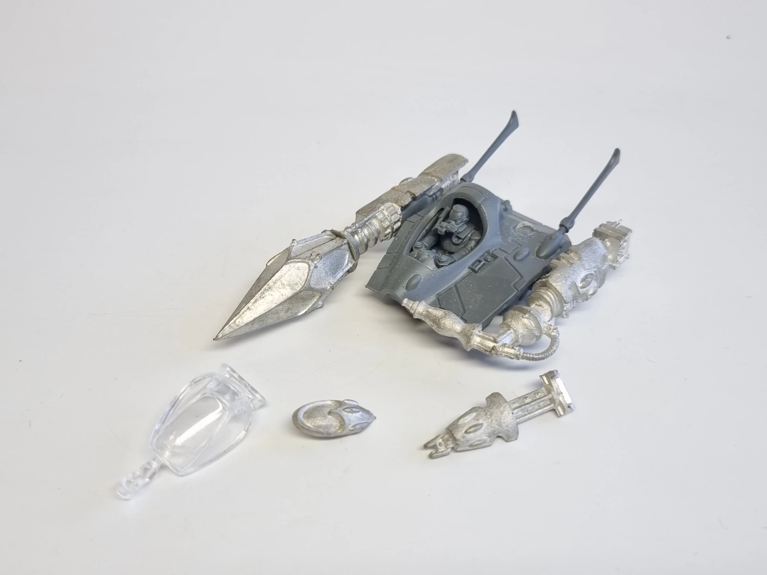 40k eldar fire prism / wave serpent z metalowym upgrade packiem